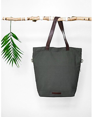 Mara Mea 4 in 1 Diaper Bag Little Wanderer, Olive - Water repellent Cotton Canvas (multi-functional & multipocket) Diaper Changing Bags & Accessories