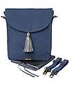 Mara Mea 4 in 1 Diaper Bag Shellfish - Blue - Water Repellent Cotton Canvas Diaper Changing Bags