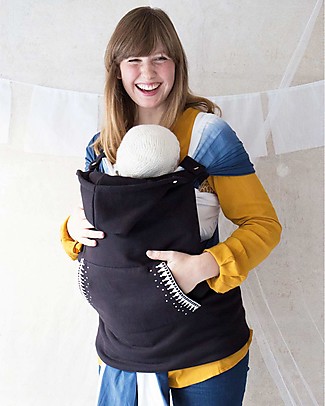 Mara Mea Baby Sling Cover, Little Love - Black Baby Carriers