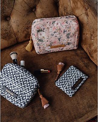 Mara Mea Beautycase - navy/off-white Makeup Bags and Pouches