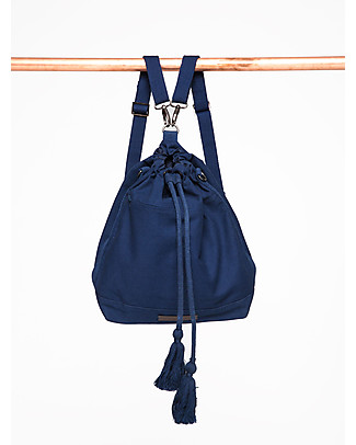 Mara Mea Bucket Diaper Bag 3-in-1 Moonlight Navy - Waxed canvas Diaper Changing Bags & Accessories