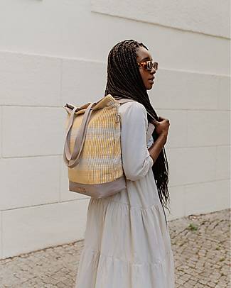 Mara Mea Diaper Bag - Little Sun Cloud - Lemon Cream - 43,5 x 46 cm - 100% Cotton Diaper Changing Bags