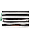 Mara Mea Diaper Clutch Modern Hippie -Black/White Stripes - Cotton Canvas Diaper Changing Bags