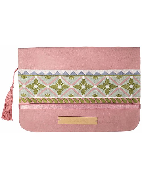 Mara Mea Diaper Clutch Morning Feed - Rosa - Cotton Diaper Changing Bags