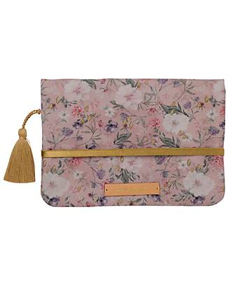 Mara Mea Diaper Clutch - Winter Flowers Makeup Bags and Pouches