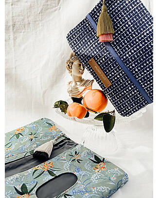 Mara Mea Diaper Pouch - Cinnamon - Blue - 26 x 18 cm - 100% Cotton Makeup Bags and Pouches