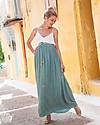 Mara Mea Full Bloom, Maternity Long Skirt, Mint - Super Soft Viscose! Skirts