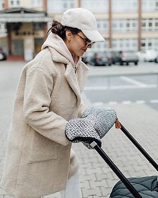 Mara Mea Handwarmer Wonder beyond words - Navy/Off-white Accessories