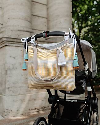 Mara Mea Stroller Bag - Butercup Trilogy - Lemon Cream - 45 x 36 x 7 cm - 100% Cotton Organize and Bags