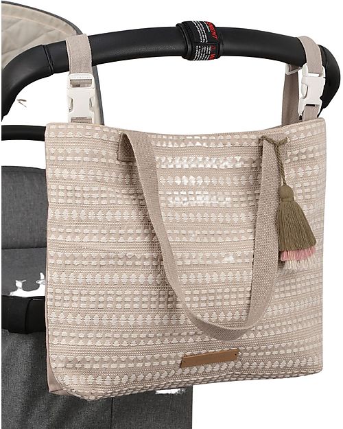 Mara Mea Stroller Bag - Windy Days - Beige - 45 x 36 x 7 cm - 100% Cotton Organize and Bags