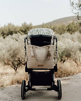 Mara Mea Stroller Bag - Windy Days - Beige - 45 x 36 x 7 cm - 100% Cotton Organize and Bags
