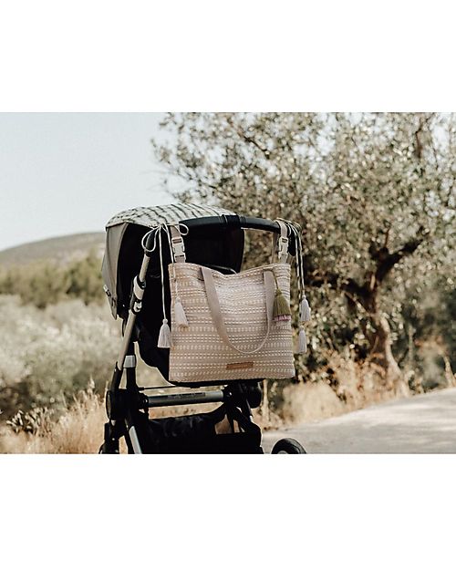 Mara Mea Stroller Bag - Windy Days - Beige - 45 x 36 x 7 cm - 100% Cotton Organize and Bags
