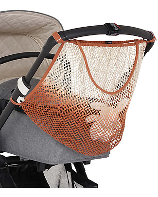 Mara Mea Stroller Net Beach Strolls - Rust Dip Dye - 100% cotton Stroller Accessories