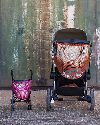 Mara Mea Stroller Net Beach Strolls - Rust Dip Dye - 100% cotton Stroller Accessories