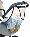 Mara Mea Stroller Net Deep Ocean, Blue Dip Dye - 100% cotton Organize and Bags