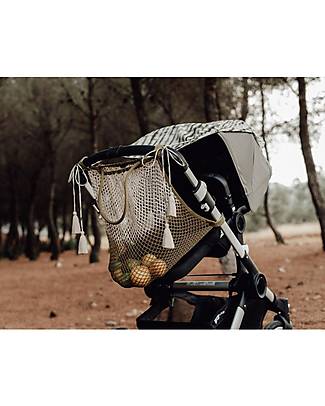 Mara Mea Stroller Net - Exotic Vibes - Moss Dip Dye - 43 x 38 cm - 100% Cotton Accessories