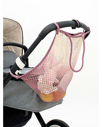 Mara Mea Stroller Net Little Thunder, Light Rose - 100% cotton Stroller Accessories