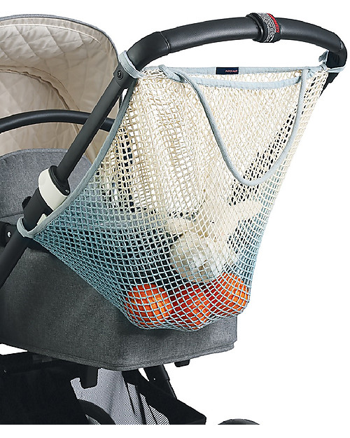 Mara Mea Stroller Net Meet With - Light Blue Dip Dye - 100% cotton Organize and Bags