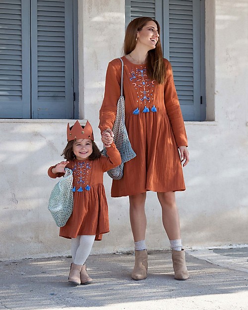 Mara Mea Stroller Net Meet With - Light Blue Dip Dye - 100% cotton Organize and Bags