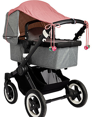 Mara Mea Sun Protector for Pram - Blush - 100% Cotton Stroller Accessories