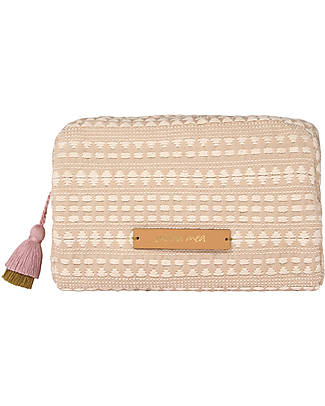 Mara Mea Toilet Bag - Sand Tracks - Beige Makeup Bags and Pouches