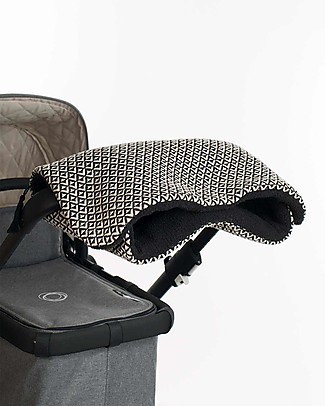 Mara Mea Universal Handwarmer Proud Rider - Black/White Stroller Accessories