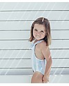 Maria Bianca Bathing Suit with Blue and White Stripes Swimsuits