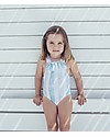 Maria Bianca Bathing Suit with Blue and White Stripes Swimsuits
