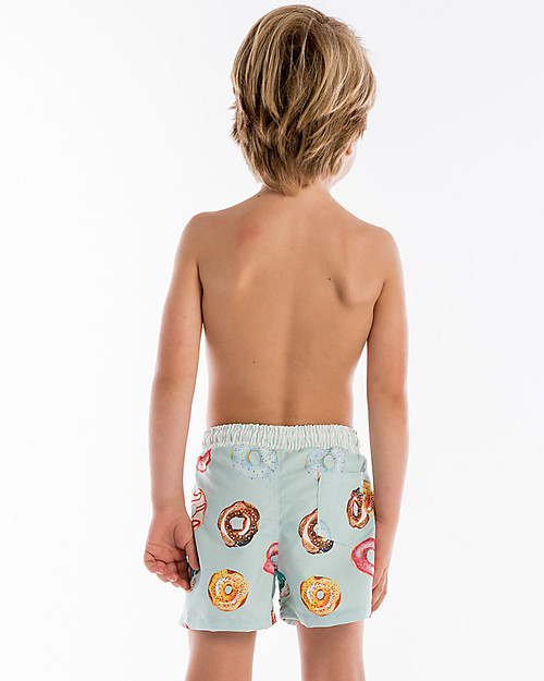 Maria Bianca Boy Swim Shorts, Donuts Swimming Trunks
