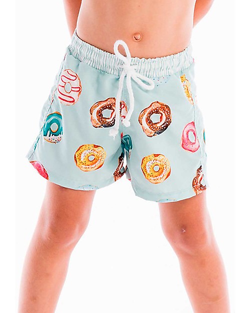 Maria Bianca Boy Swim Shorts, Donuts Swimming Trunks
