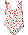 Maria Bianca Cherries Bathing Suit - Striped Bow at the Back! Swimsuits