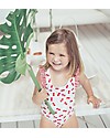 Maria Bianca Cherries Bathing Suit - Striped Bow at the Back! Swimsuits
