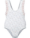 Maria Bianca Floral Bathing Suit - Pink Bow and Frills! Swimsuits
