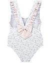 Maria Bianca Floral Bathing Suit - Pink Bow and Frills! Swimsuits