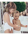 Maria Bianca Floral Bathing Suit - Pink Bow and Frills! Swimsuits