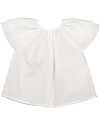 Maria Bianca Shoulder Blouse for Girls, Pearl - 100% Cotton Bluse