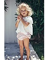 Maria Bianca Squared Bloomers for Girls, Light Pink - 100% Cotton Shorts