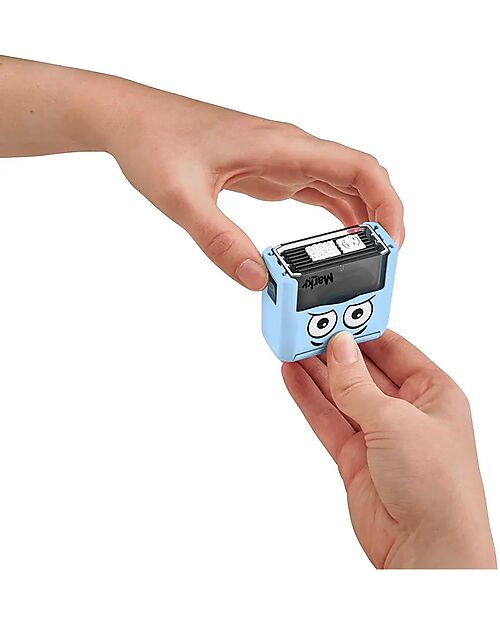 Marky Customizable Stamp - Blue - Perfect for Fabrics and School Supplies Stickers & Stamps Sets