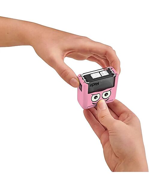 Marky Customizable Stamp - Pink - Perfect for Fabrics and School Supplies Stickers & Stamps Sets