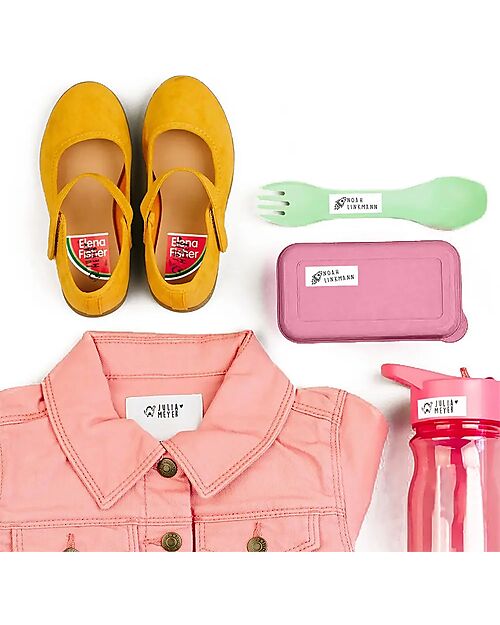 Marky Customizable Stamp - Pink - Perfect for Fabrics and School Supplies Stickers & Stamps Sets