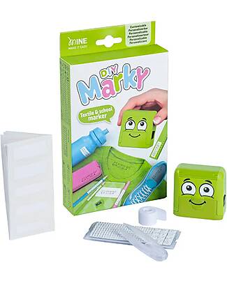 Marky Customizable Stamp - Verde - Perfect for Fabrics and School Supplies Stickers & Stamps Sets