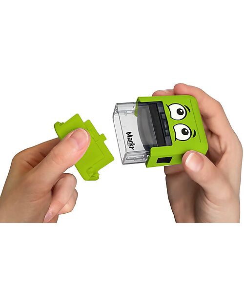 Marky Customizable Stamp - Verde - Perfect for Fabrics and School Supplies Stickers & Stamps Sets