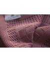 Marquise de Laborde Dusty Rose Royal Baby Basketweave Blanket - 100% Cotton (110 x 100 cm) Muslin Swaddle