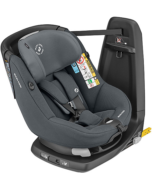 Maxi Cosi AxissFix Car Seat - Authentic Graphite - From 4 months to 4 years - 360° Swiveling Seat Car Seats Group 1/2/3