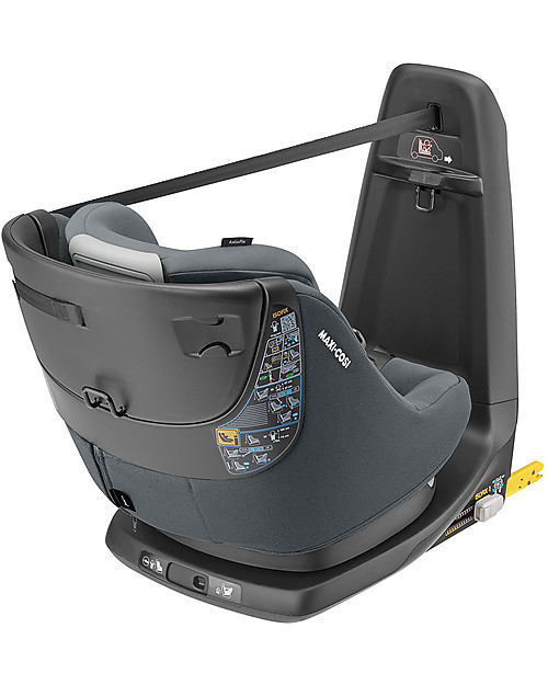 Maxi Cosi AxissFix Car Seat - Authentic Graphite - From 4 months to 4 years - 360° Swiveling Seat Car Seats Group 1/2/3