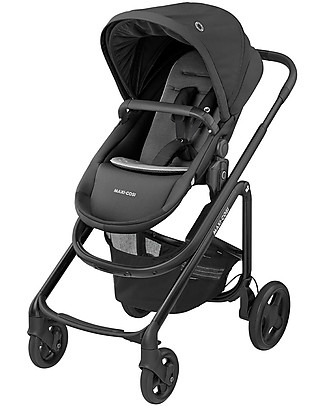 Maxi Cosi Stroller Lila CP - Essential Black + Cabriofix Car Seat Pushchairs