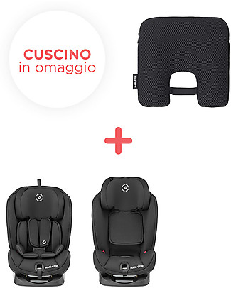 Maxi Cosi Titan Car Seat Basic Black + E-Safety Smart Cushion Car Seats Group 2/3
