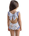 Meia Pata Baby Bathing Suit La Digue - Squirrel Lilac - with Ruffles and Bow Swimsuits