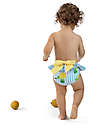 Meia Pata Baby Bikini Bottom - Lemons - with Ruffles and Bow Bikinis And Tankinis