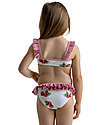 Meia Pata Baby Bikini - Raspberries - with Ruffles Bikinis And Tankinis